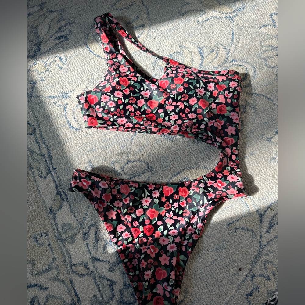 Womens Small Cut Out One Piece